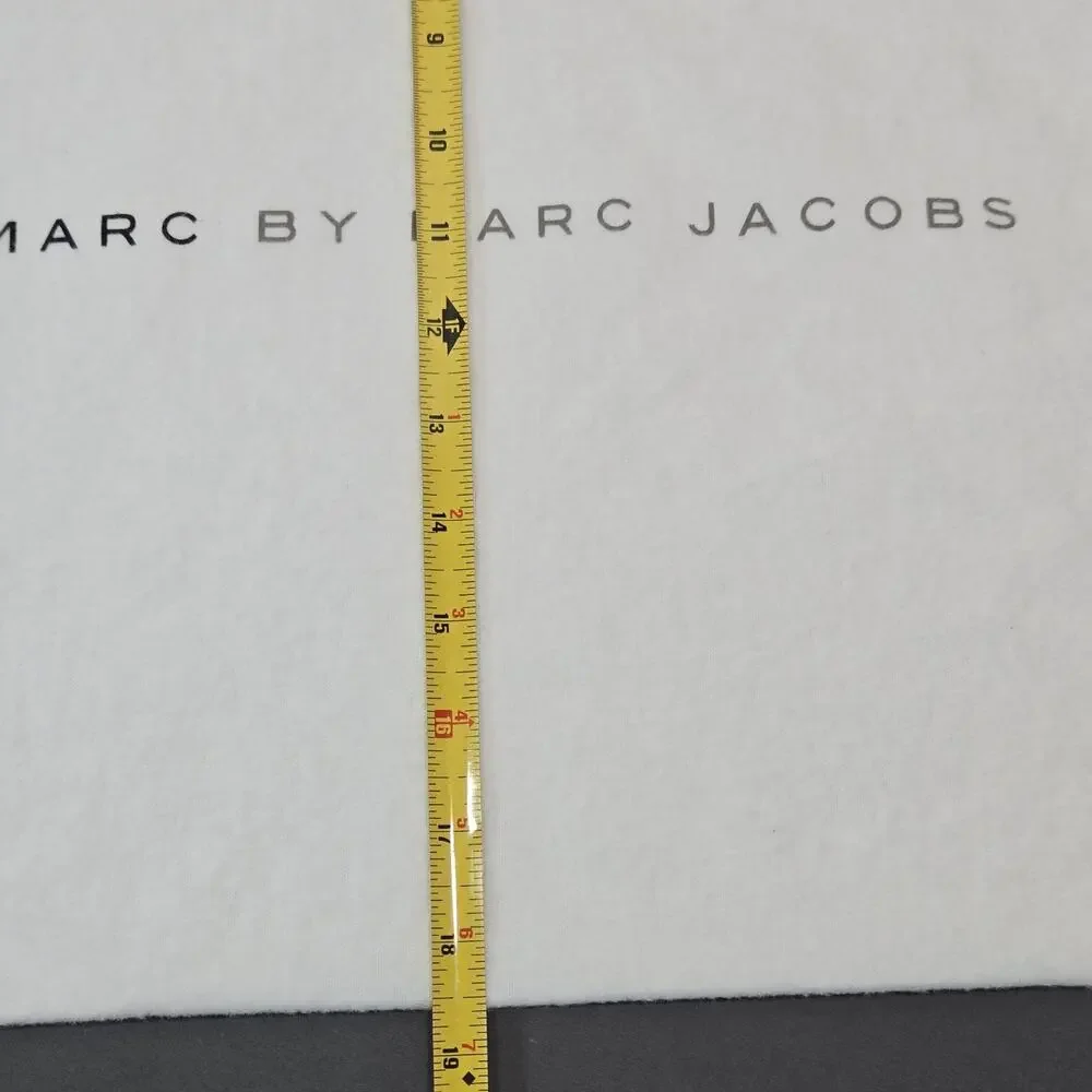 Marc by Marc Jacobs Drawstring Dust Bag White Cotton Flannel Large 22x18